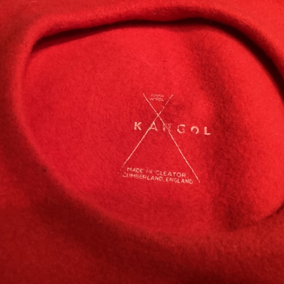 Vintage Red KANGOL HAT MADE IN ENGLAND. ❤️❤️❤️❤️ - Picture 3 of 5